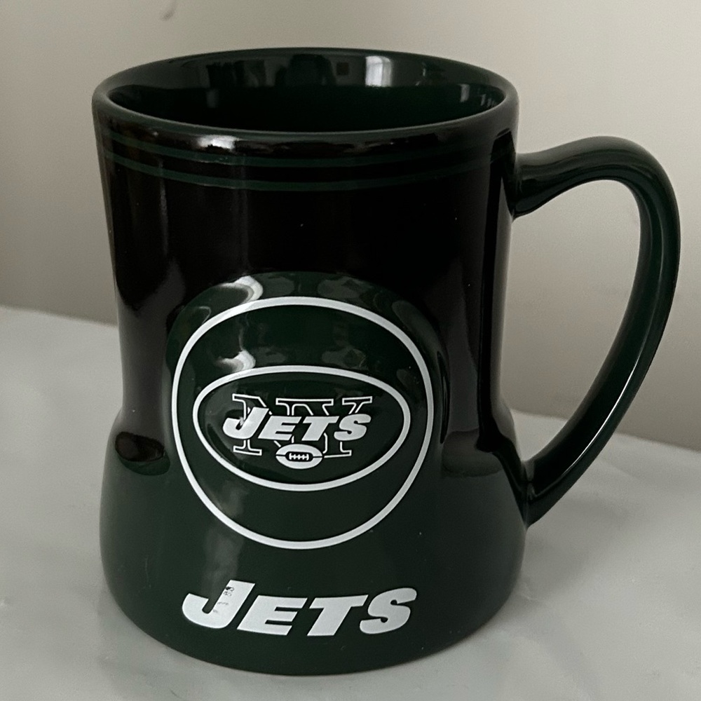 New York Jets by Boeltet Brands NFL Green Black Ceramic Mug